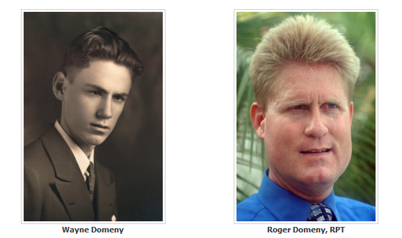 Wayne and Roger Domeny - Father and Son